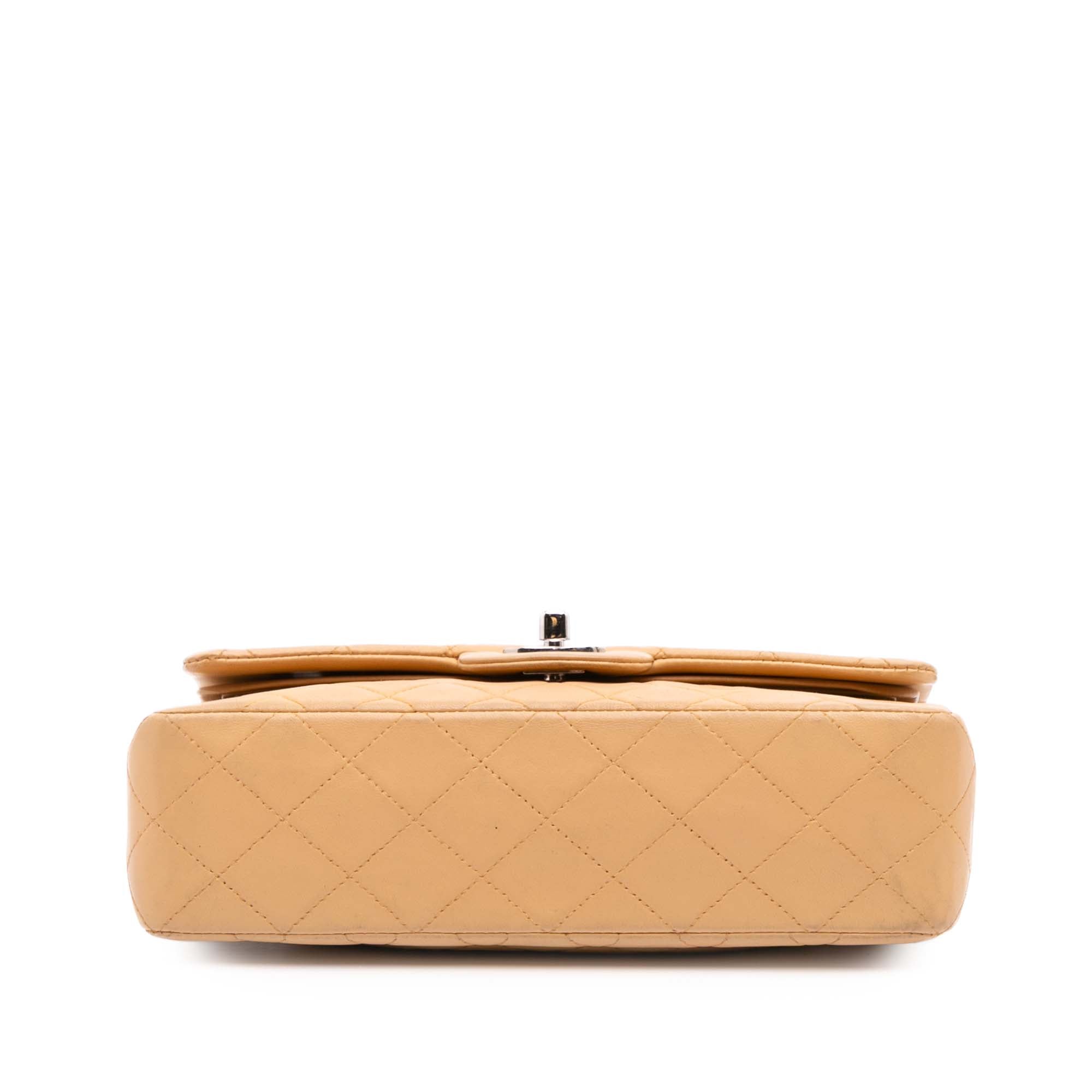 Small Classic Lambskin Double Flap