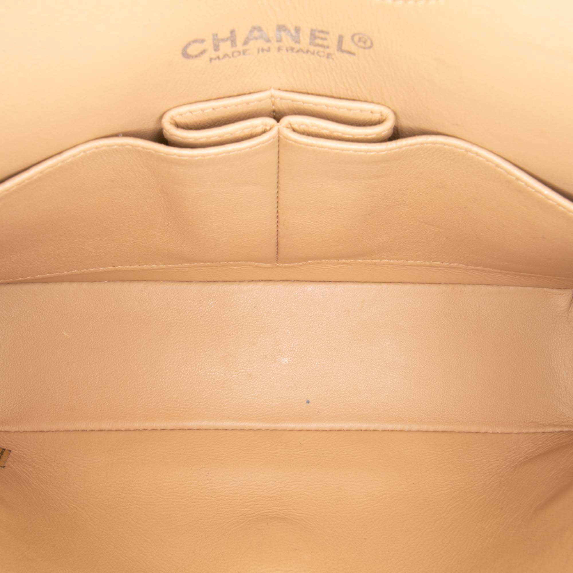 Small Classic Lambskin Double Flap