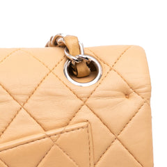 Small Classic Lambskin Double Flap