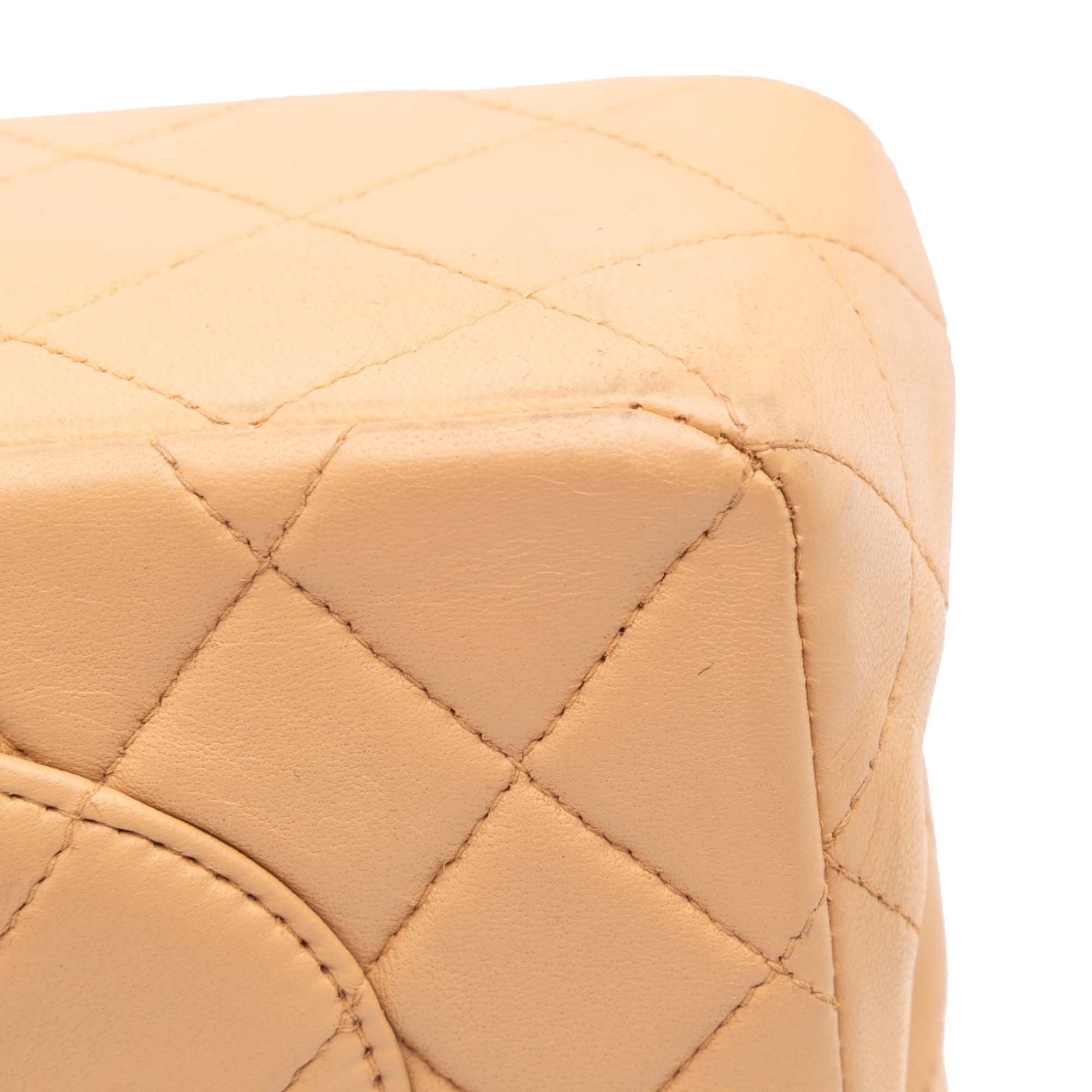 Small Classic Lambskin Double Flap