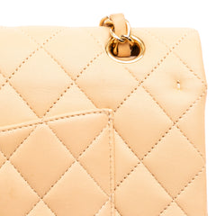 Medium Classic Lambskin Double Flap