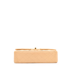 Medium Classic Lambskin Double Flap