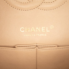 Medium Classic Lambskin Double Flap