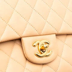 Medium Classic Lambskin Double Flap