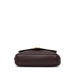 Medium Matelasse College Satchel