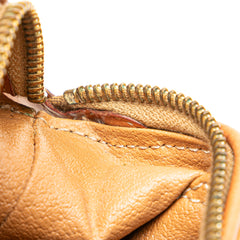 Macadam Coated Canvas Pouch