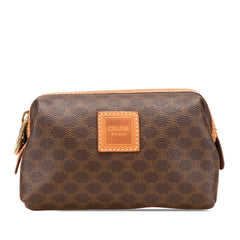 Macadam Coated Canvas Pouch