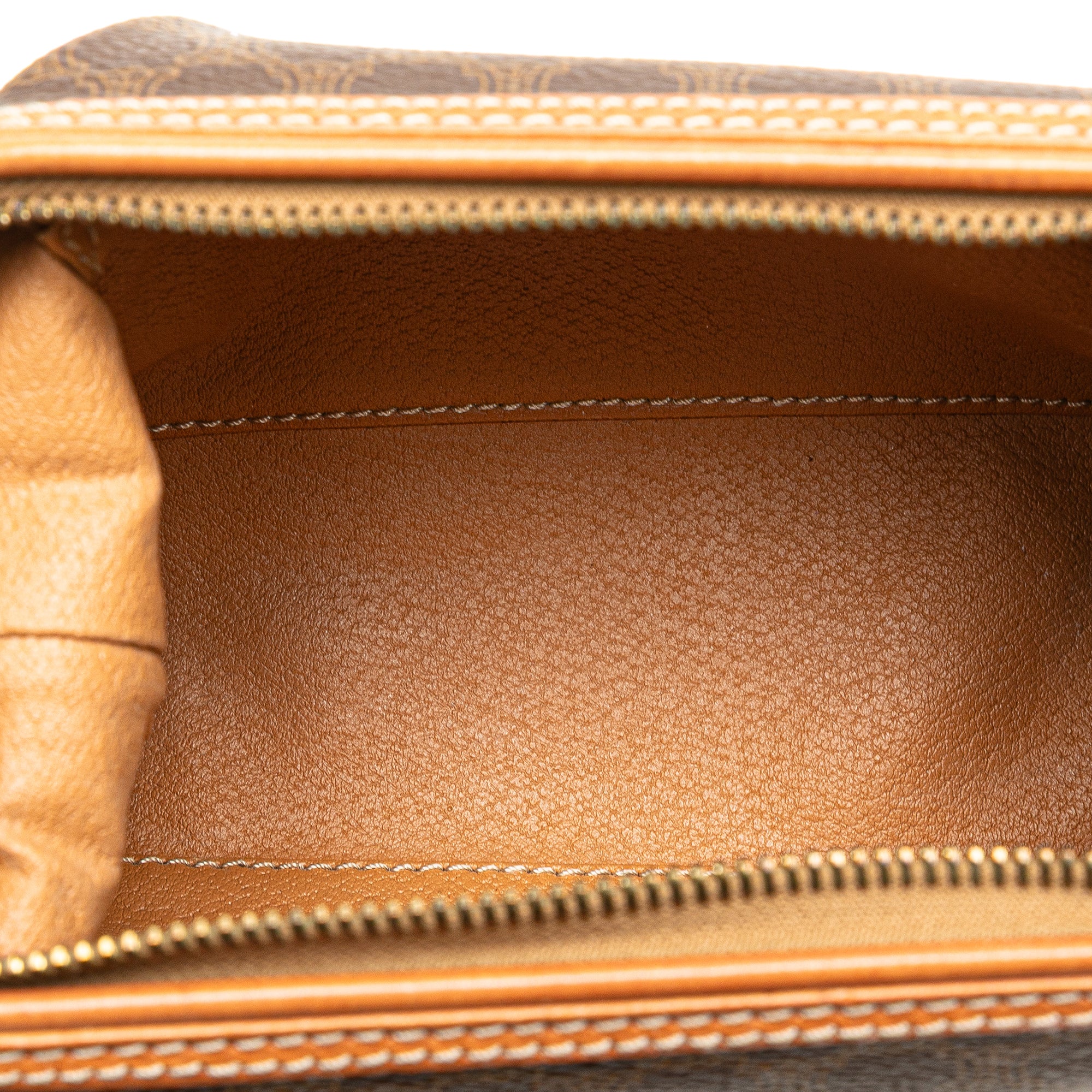 Macadam Coated Canvas Pouch
