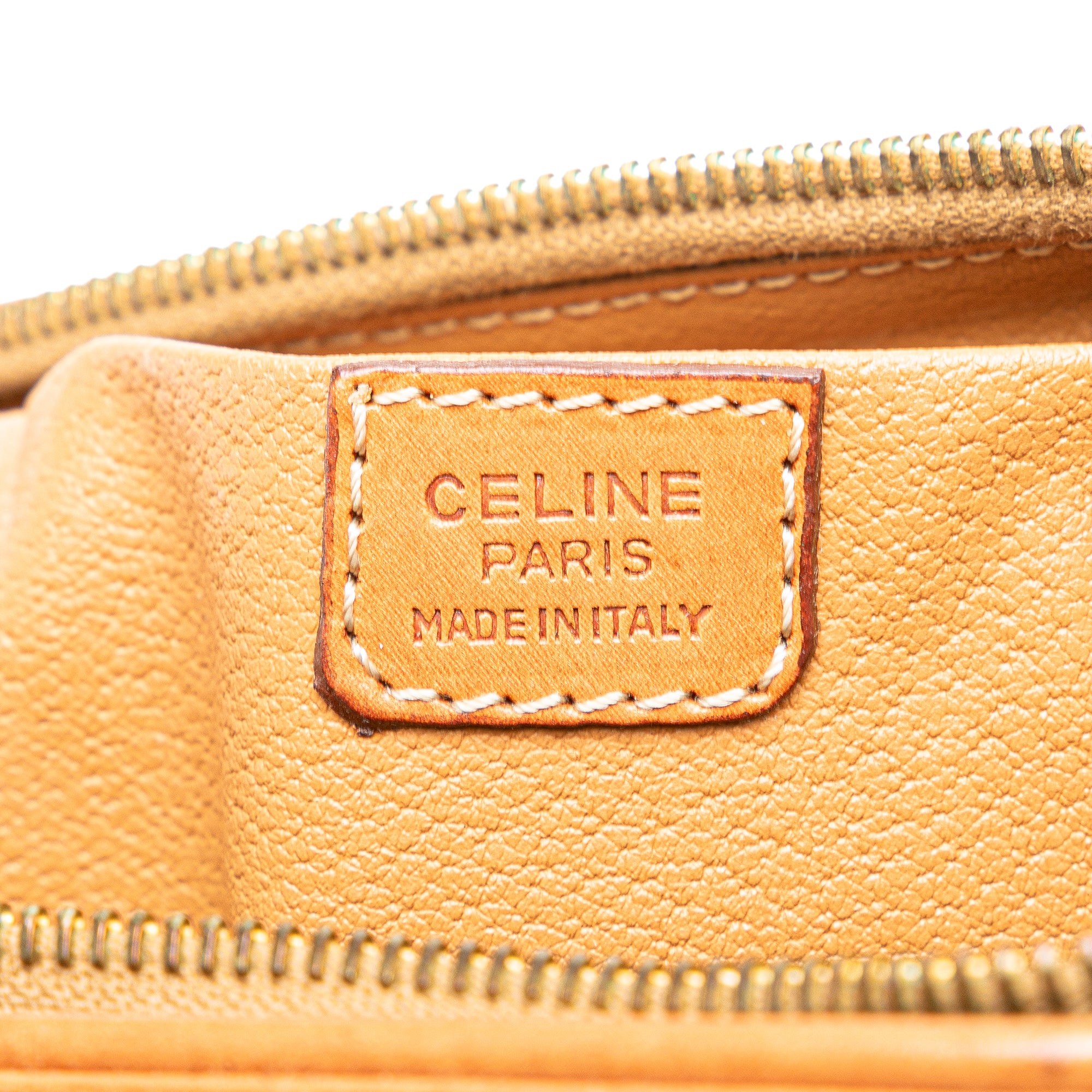 Macadam Coated Canvas Pouch