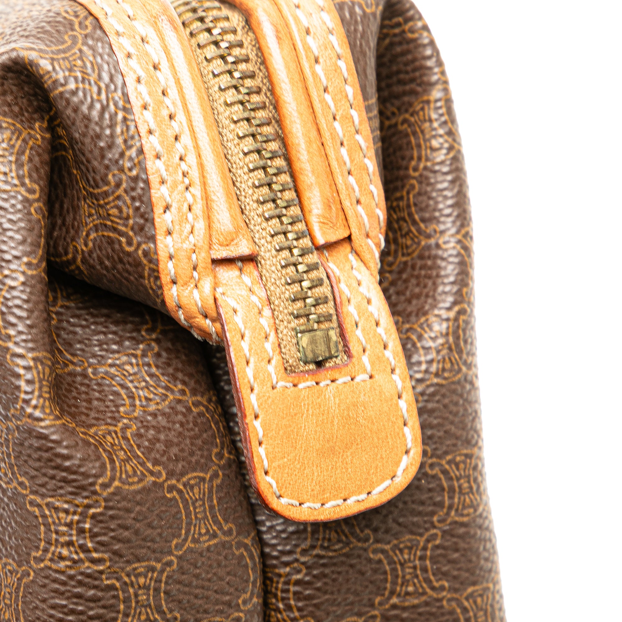 Macadam Coated Canvas Pouch