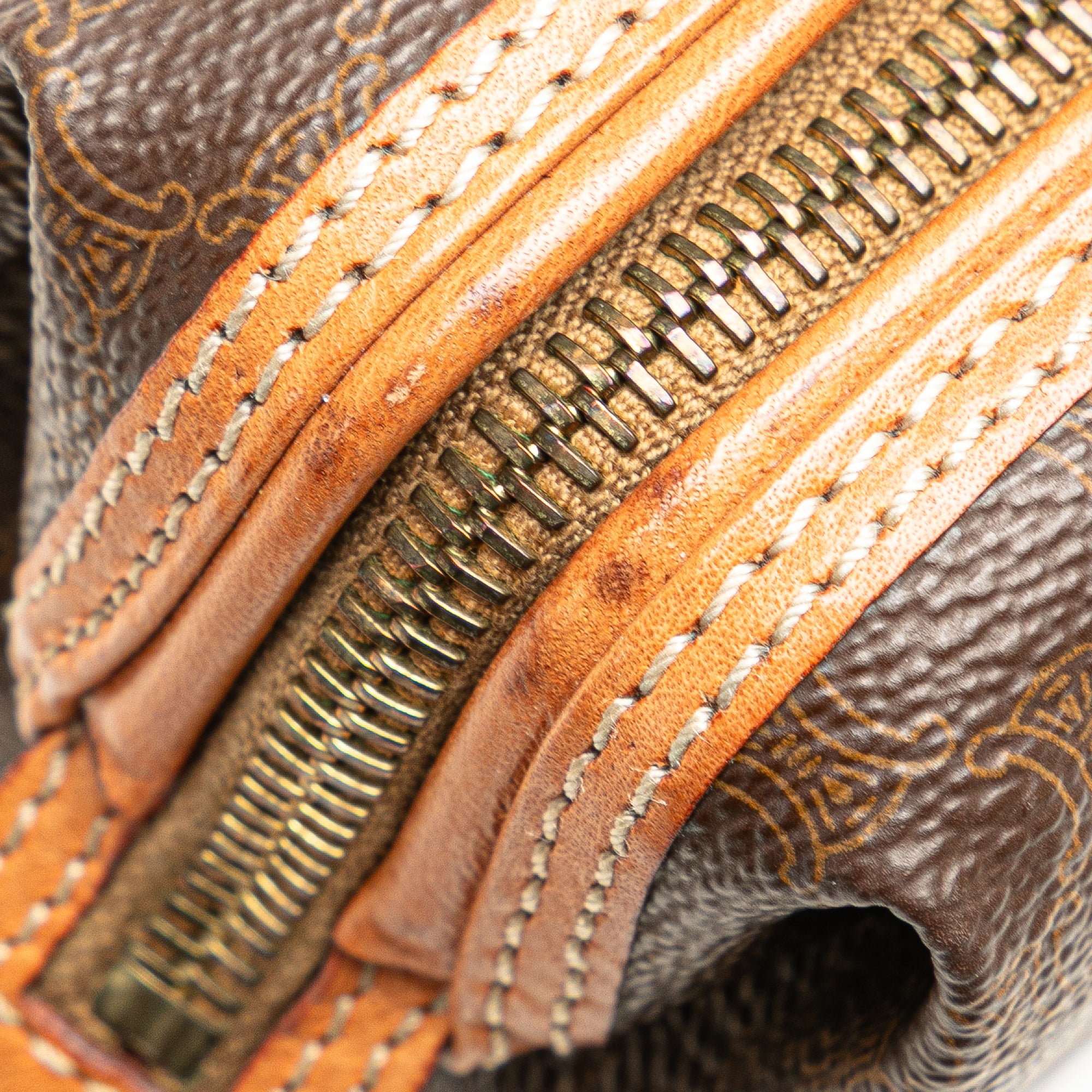 Macadam Coated Canvas Pouch