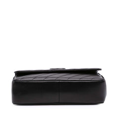 Diagonal Quilted Lambskin CC Signature Flap