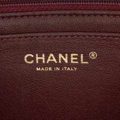 Diagonal Quilted Lambskin CC Signature Flap