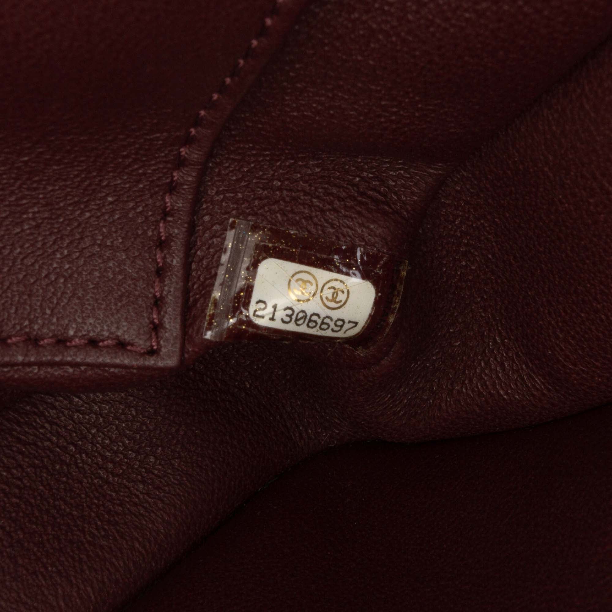 Diagonal Quilted Lambskin CC Signature Flap