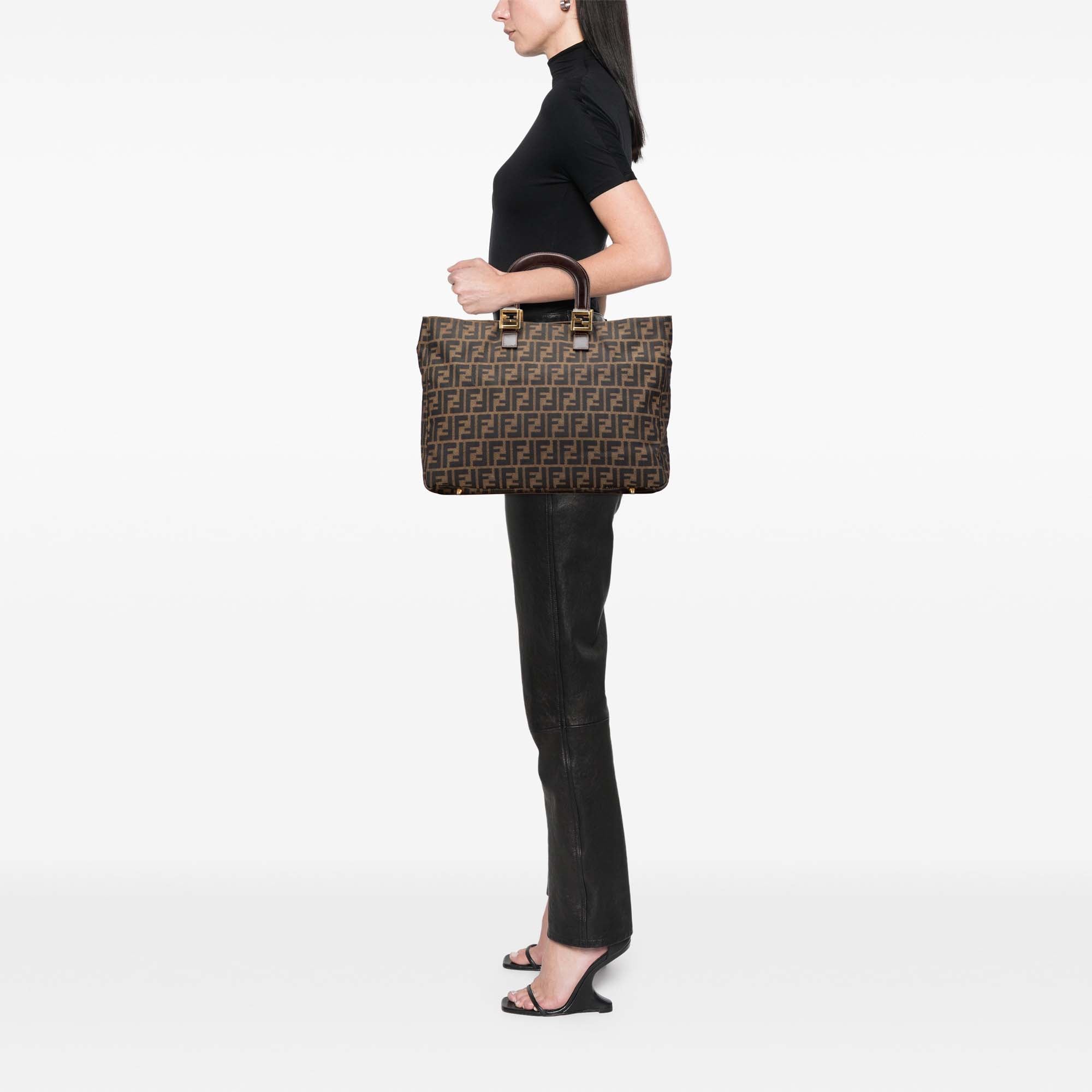 Large Zucca Canvas Twins Tote