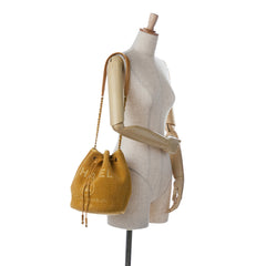 Boucle Deauville Drawstring Bucket Bag