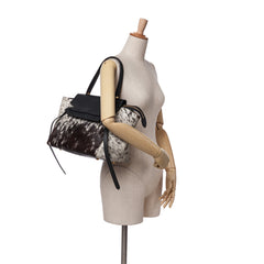 Limited Edition Mini Pony Hair and Calfskin Belt Bag