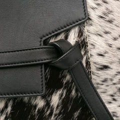 Limited Edition Mini Pony Hair and Calfskin Belt Bag