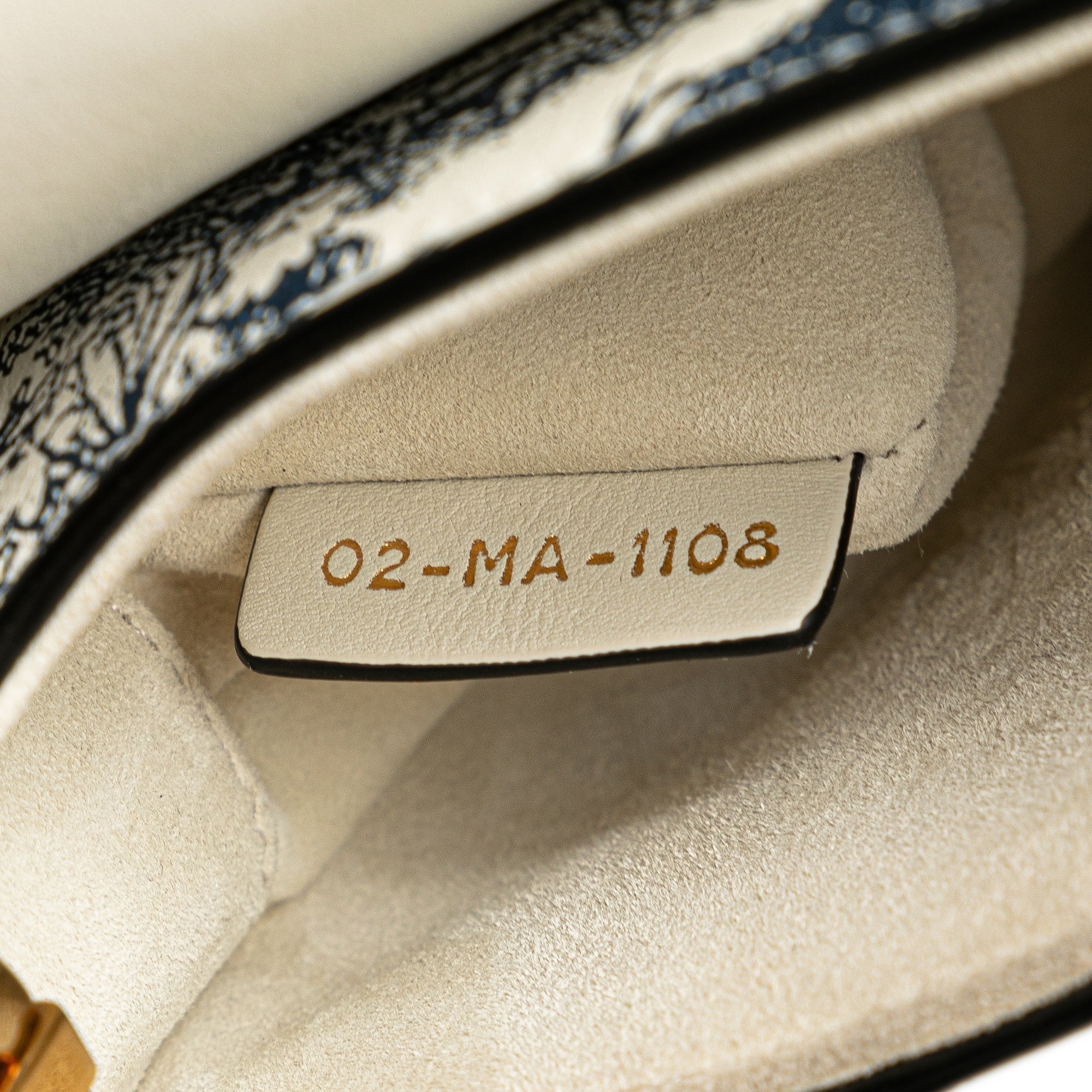 Mini Calfskin Toile de Jouy Saddle Bag_6