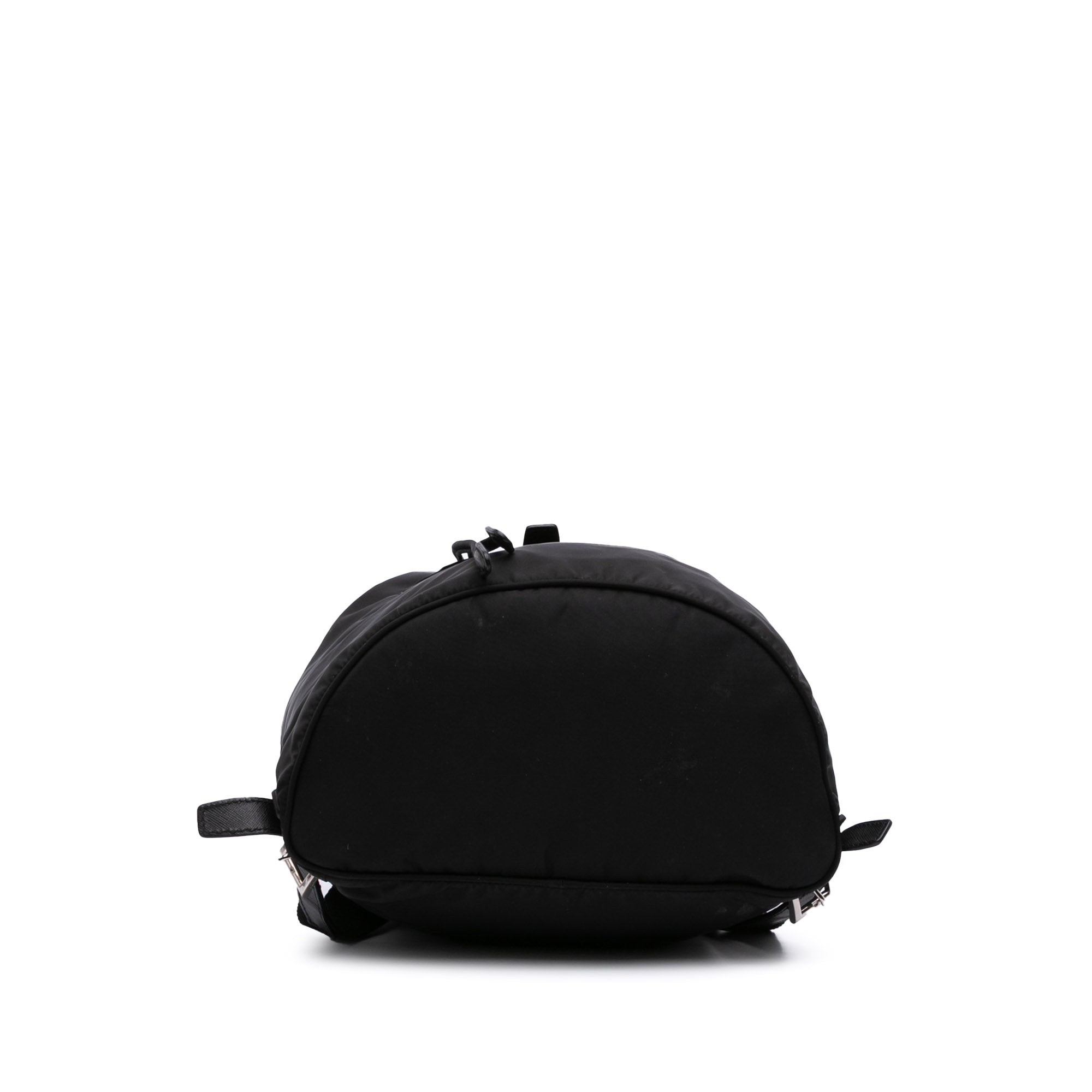 Saffiano Trimmed Tessuto Drawstring Backpack