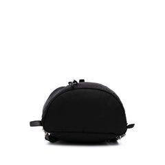 Saffiano Trimmed Tessuto Drawstring Backpack