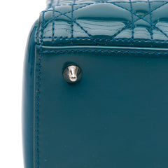 Medium Patent Cannage Lady Dior