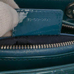 Medium Patent Cannage Lady Dior