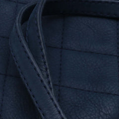 Large Quilted Nubuck Natural Beauty Split Pocket Flap