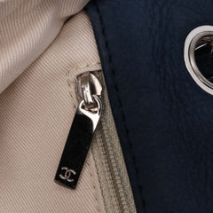 Large Quilted Nubuck Natural Beauty Split Pocket Flap