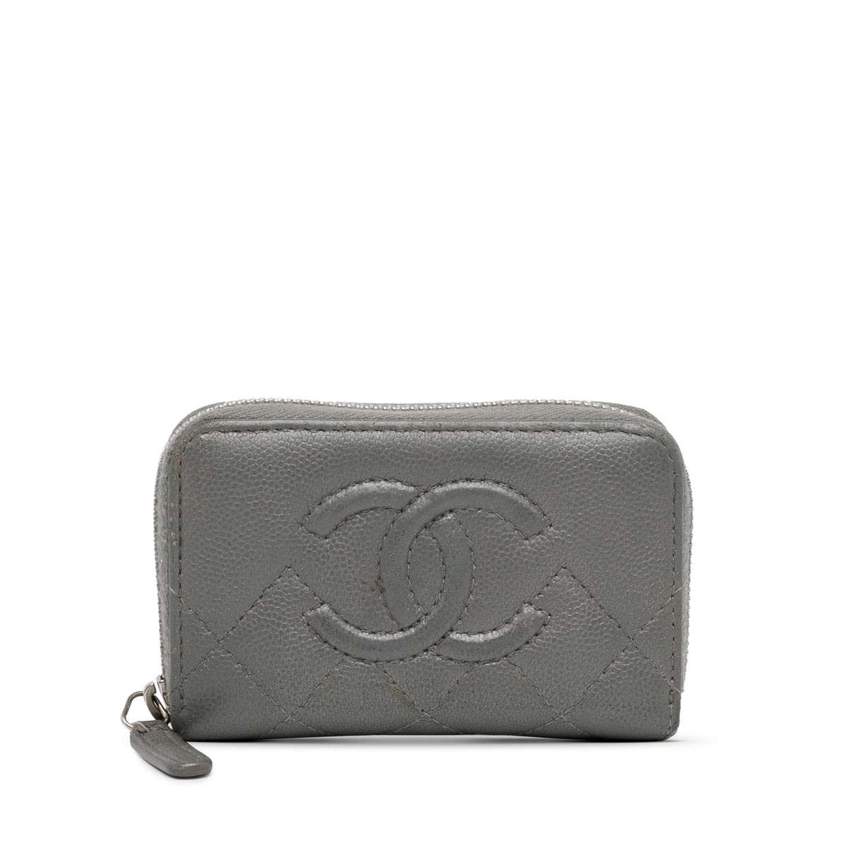 CC Caviar Zip Coin Pouch