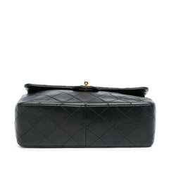 Mini Square Classic Lambskin Leather Single Flap Bag