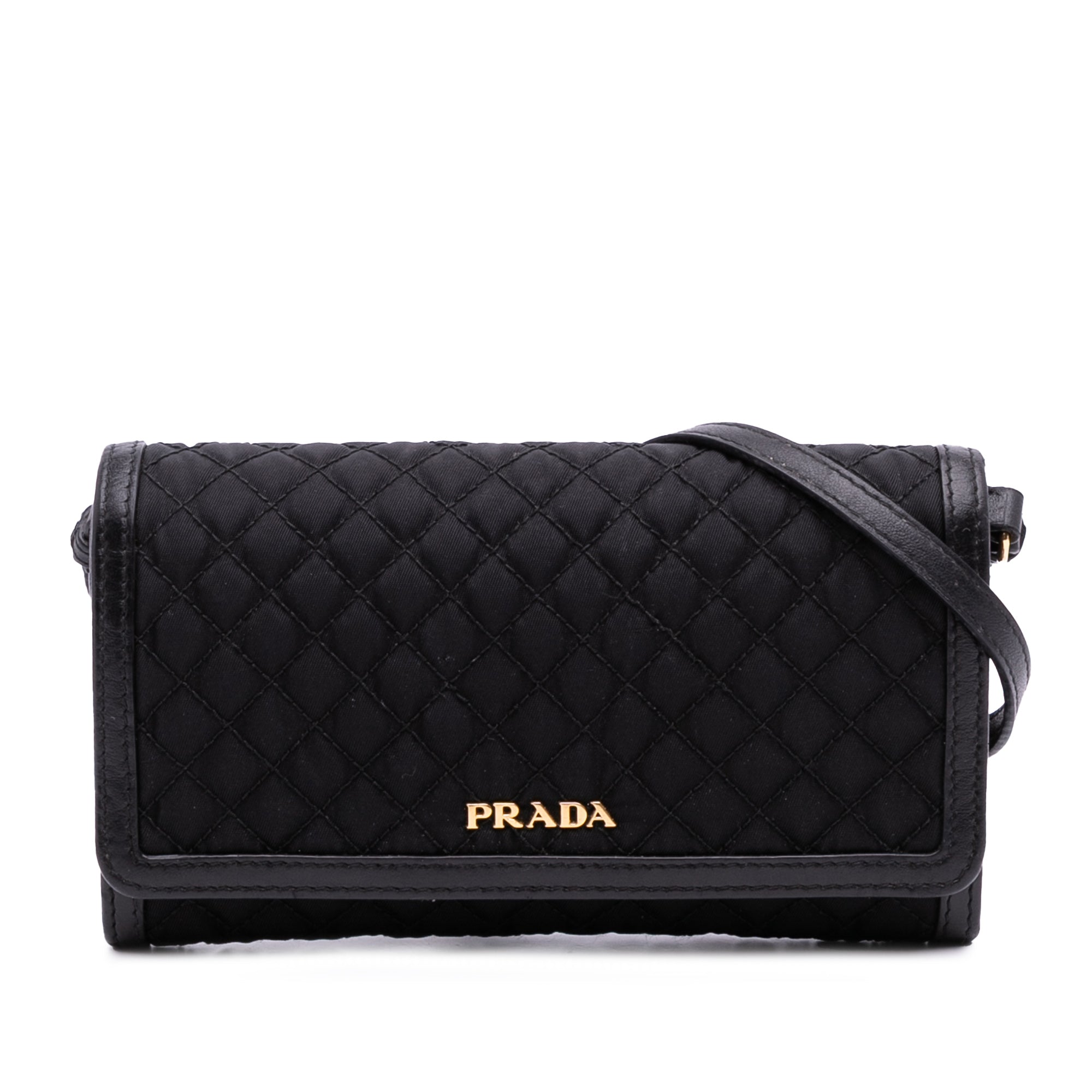Tessuto Impuntu Wallet on Strap