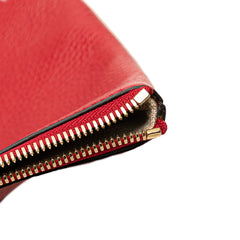 Calfskin Bamboo Tassel Clutch