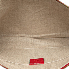 Calfskin Bamboo Tassel Clutch