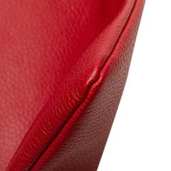 Calfskin Bamboo Tassel Clutch