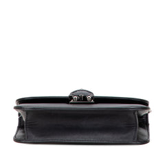 Small Leather Rockstud Glam Lock Crossbody