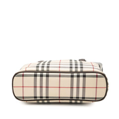 House Check Canvas Tote