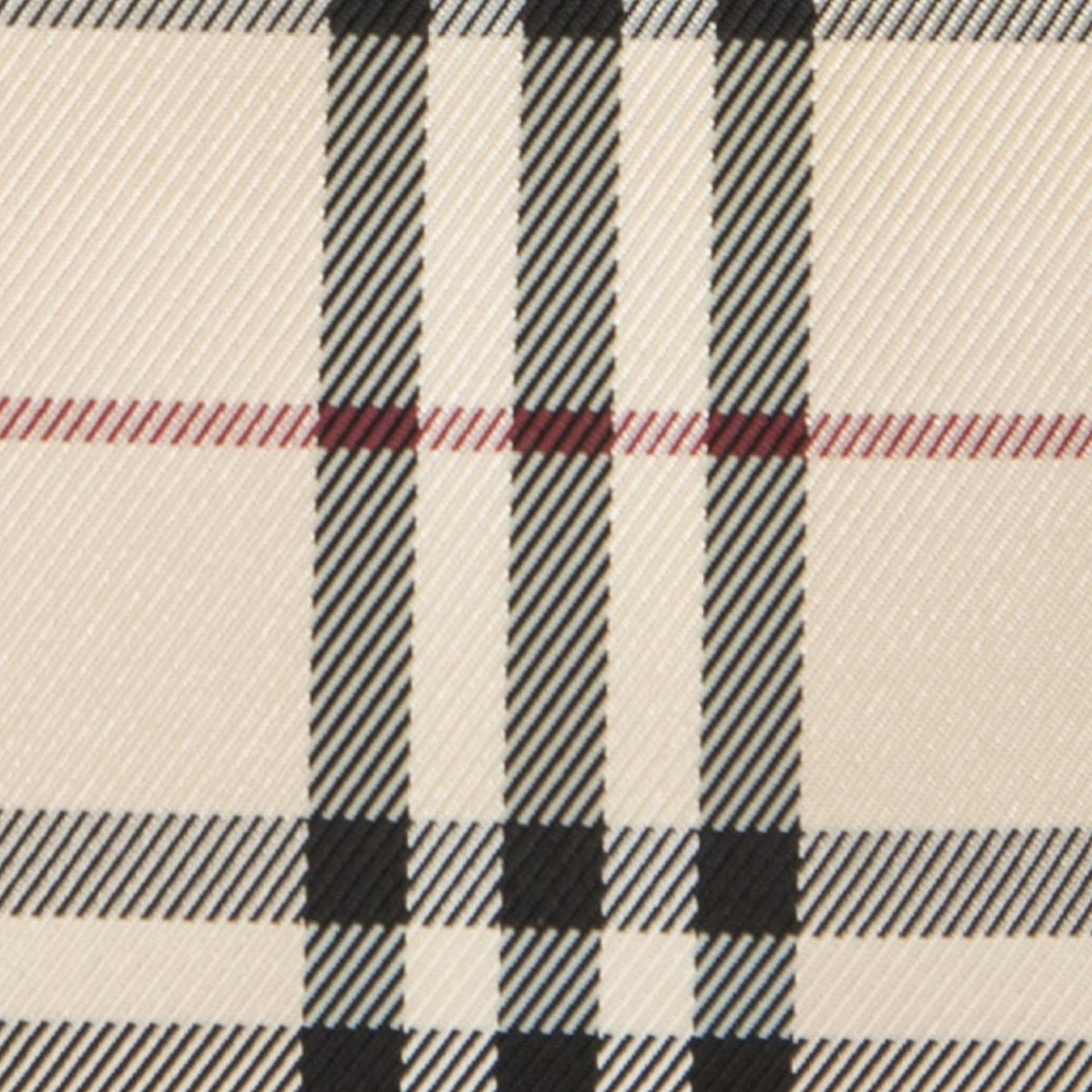 House Check Canvas Tote