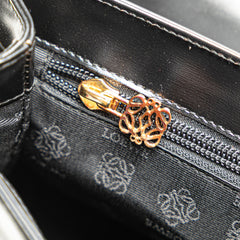 Leather Logo Clutch