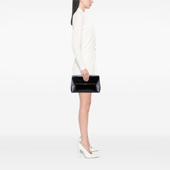 Leather Logo Clutch