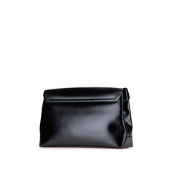 Leather Logo Clutch