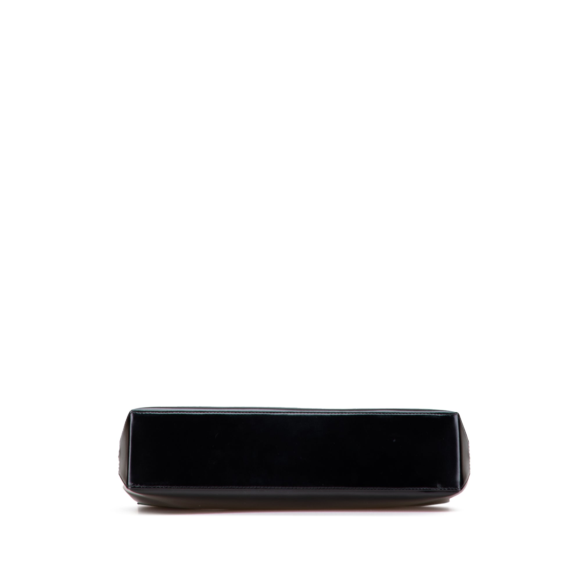 Leather Logo Clutch