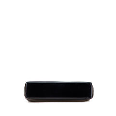 Leather Logo Clutch