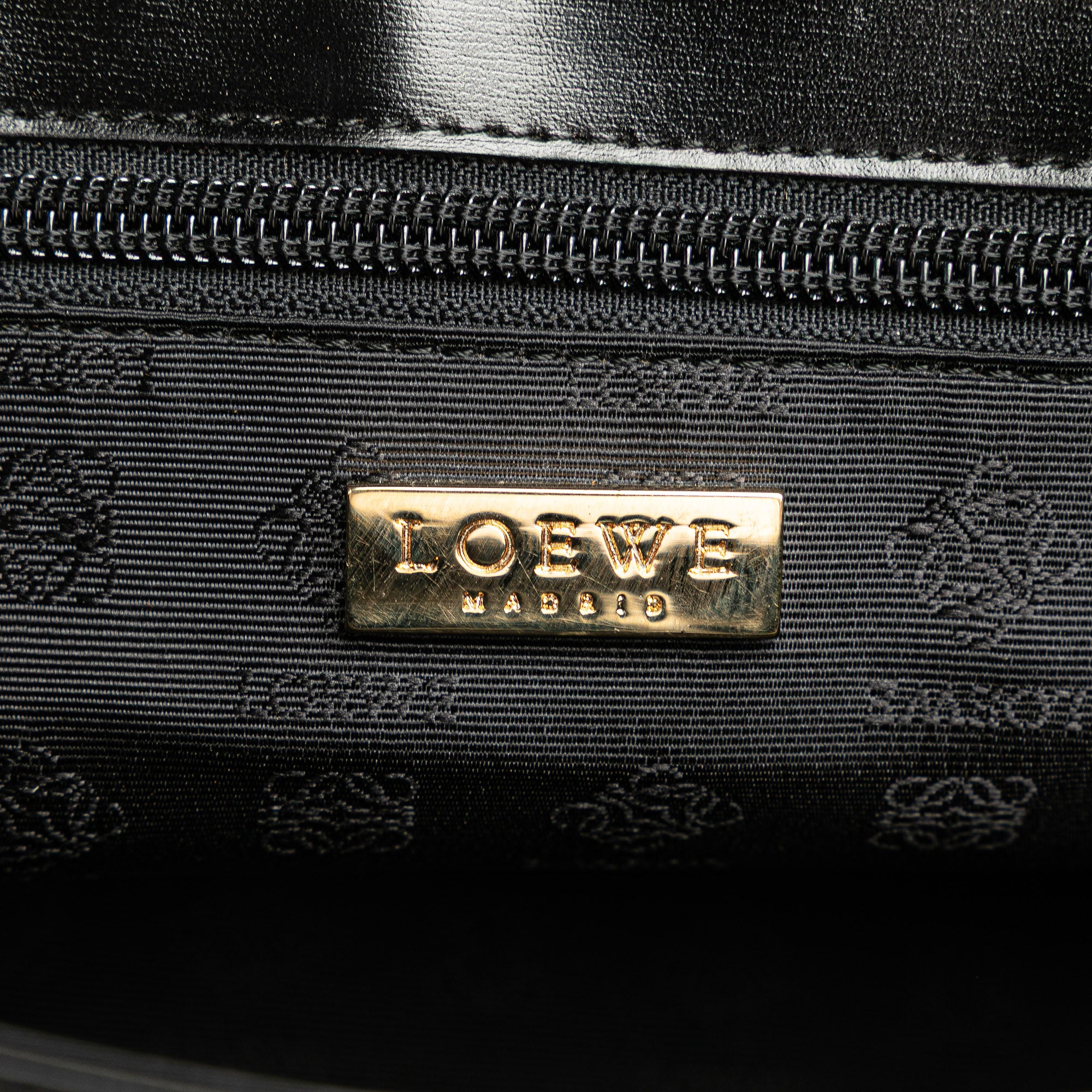 Leather Logo Clutch