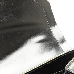 Leather Logo Clutch