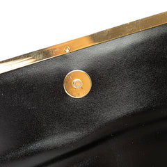 Leather Logo Clutch