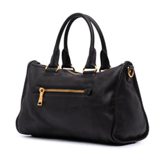 Vitello Daino Zip Top Satchel