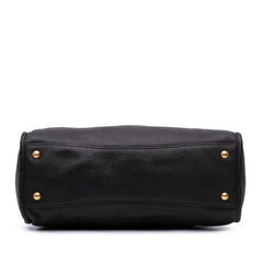 Vitello Daino Zip Top Satchel