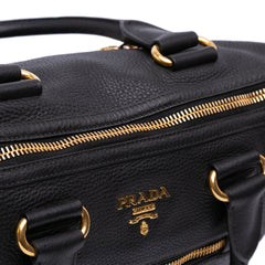 Vitello Daino Zip Top Satchel