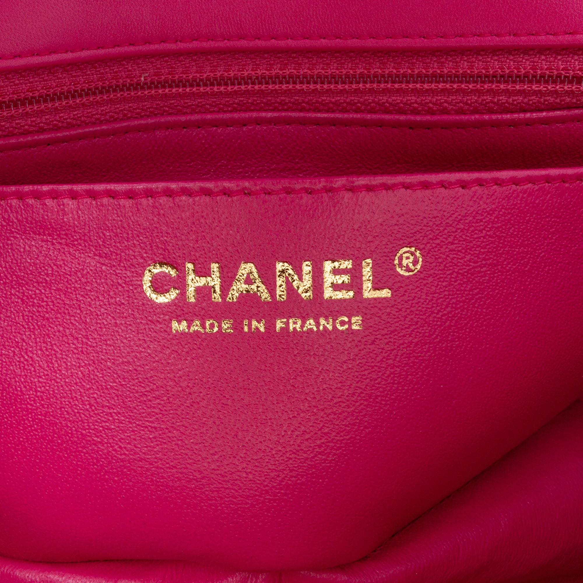 Mini Rectangular Classic Lambskin Single Flap